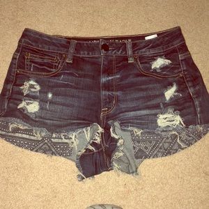 American eagle jean shorts